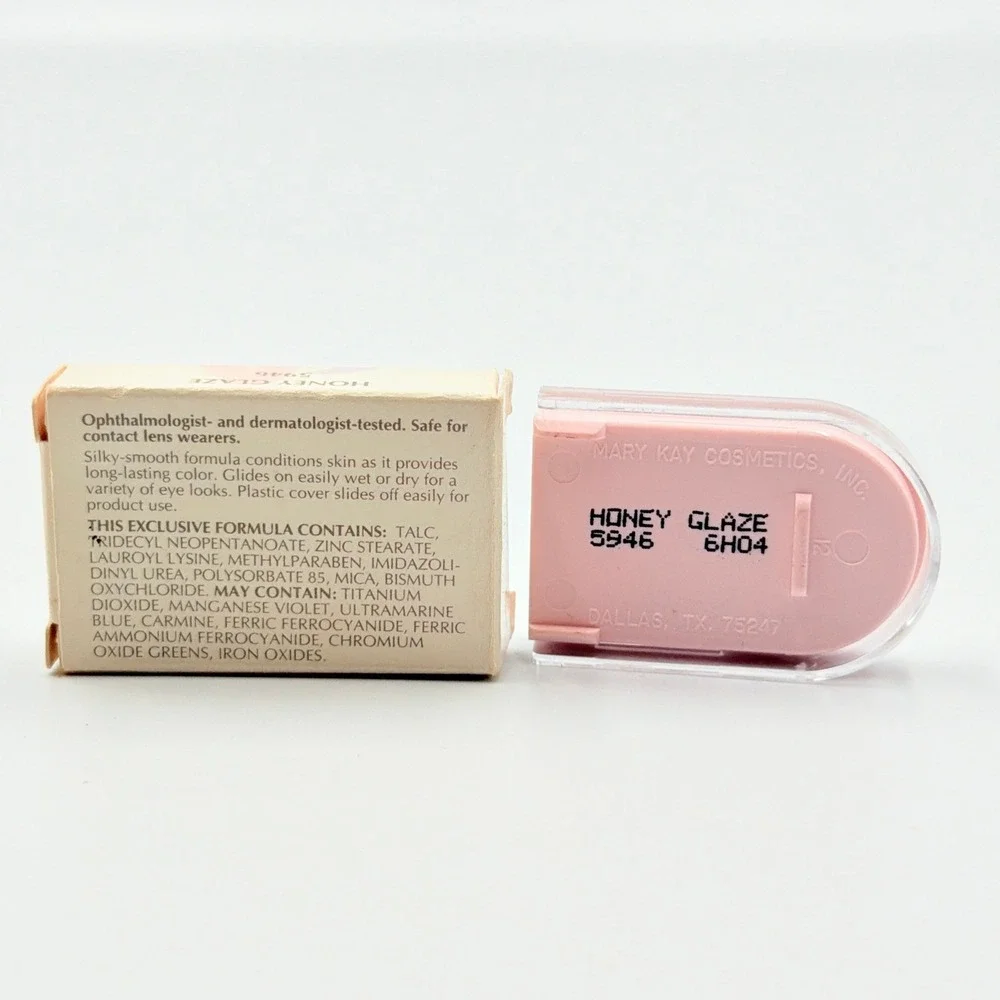 Mary Kay‎ Powder Perfect Eye Color Women .09 oz Honey Glaze 5946 Peach Vtg Rare